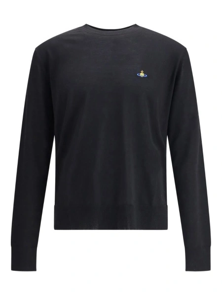 Pulover tricotat Vivienne Westwood negru