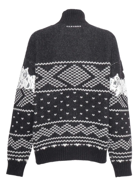 Pulovere Embroidered turtleneck