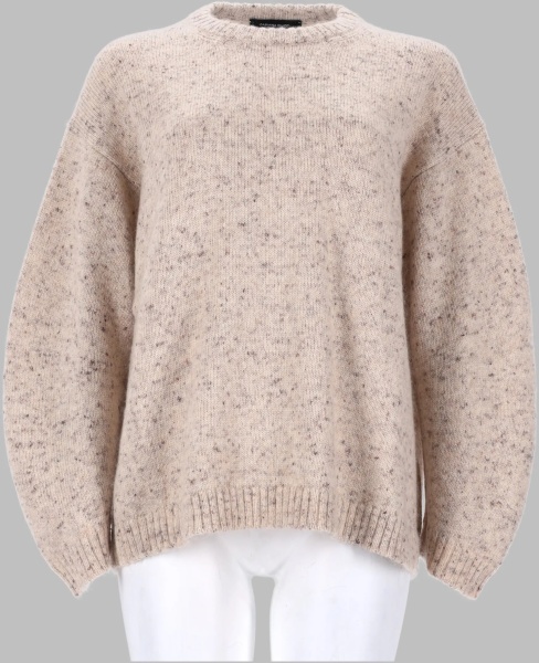 Pulovere Maglia In Filato Bottonato Con Lurex