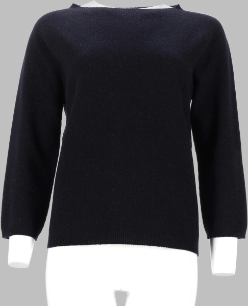 Pulovere Maglia In Platinum Con Lurex