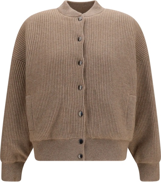Pulovere Ribbed cashmere Bomber