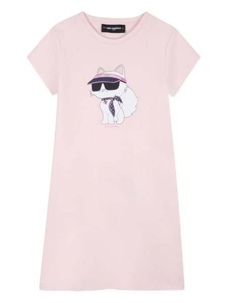 Rochie casual Karl Lagerfeld roz