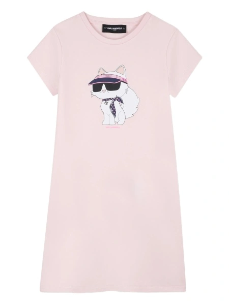 Rochie casual Karl Lagerfeld roz