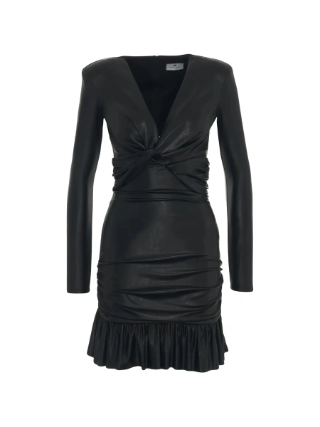 Rochie de ocazie Elisabetta Franchi neagra din polyester