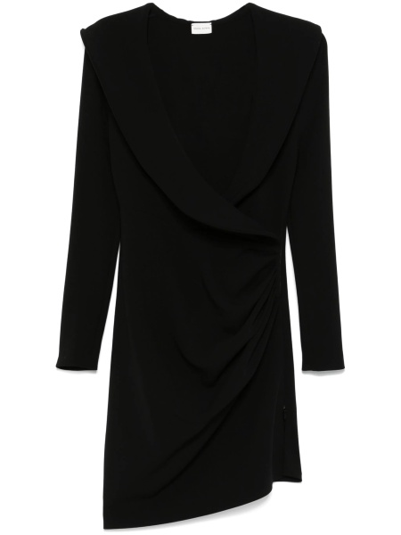 Rochie de ocazie Magda Butrym neagra din elastan si lana