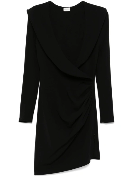 Rochie de ocazie Magda Butrym neagra din elastan si lana
