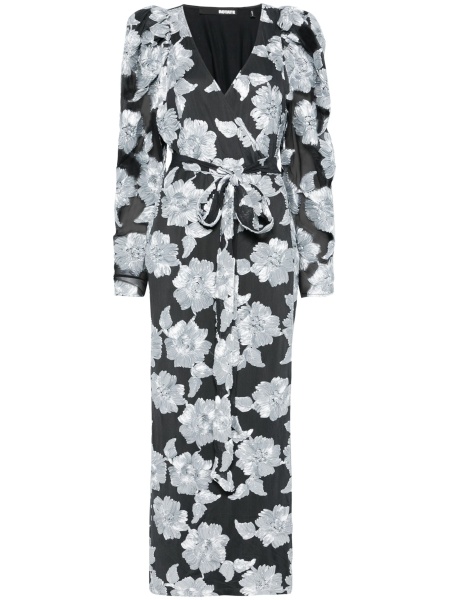Rochie de ocazie ROTATE Birger Christensen gri din spandex/elastan