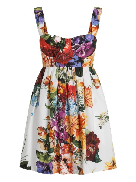 Rochie de zi Dolce & Gabbana alba din bumbac
