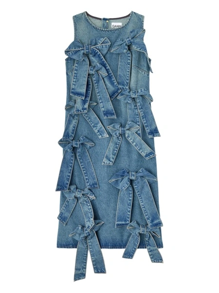 Rochie de zi Ganni albastra