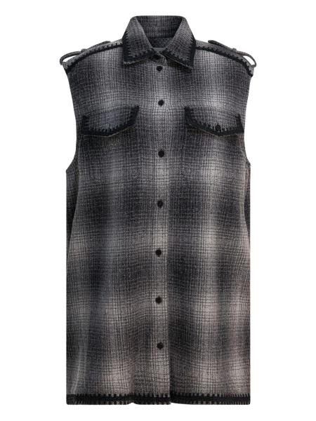 Rochie de zi Golden Goose gri