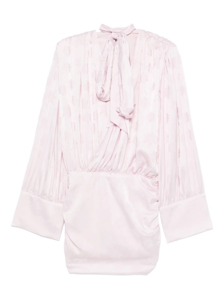 Rochie de zi ROTATE Birger Christensen roz din polyester