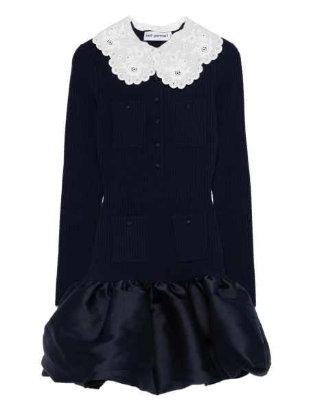 Rochie de zi Self-Portrait albastra