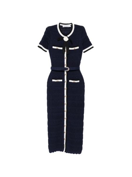 Rochie de zi Self-Portrait albastra