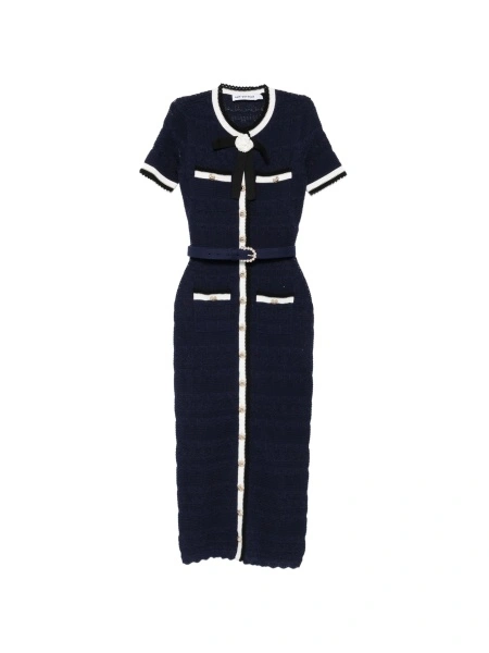 Rochie de zi Self-Portrait albastra