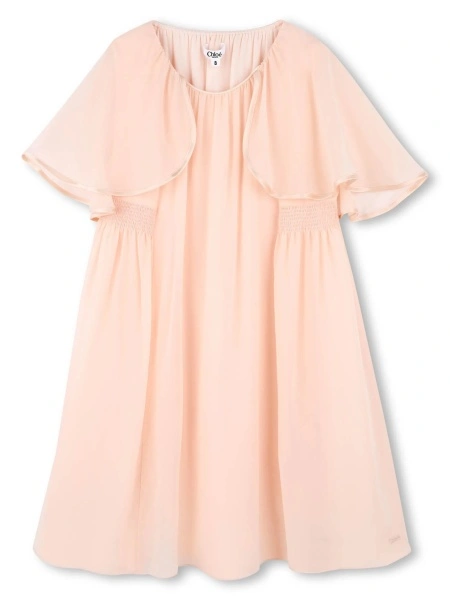 Rochie eleganta Chloe roz din matase