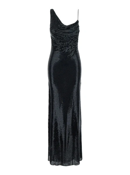 Rochie lunga Self-Portrait neagra