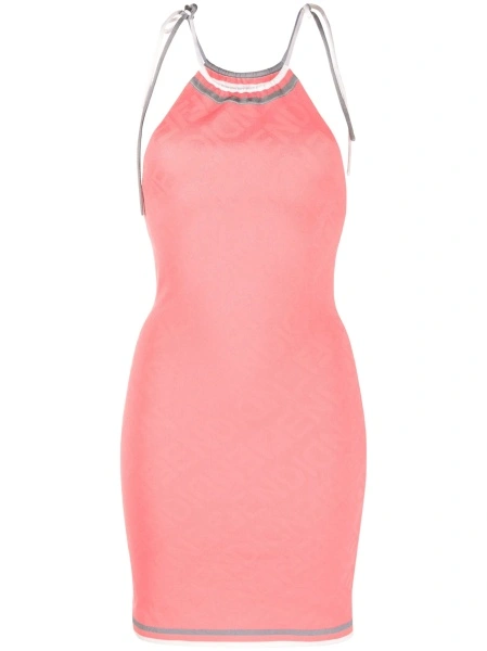 Rochie tricotata Fendi roz