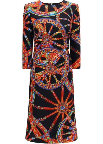 Rochii Carretto print charmeuse Dress