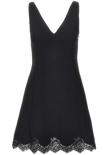 Rochii Crepe Couture mini dress with lace