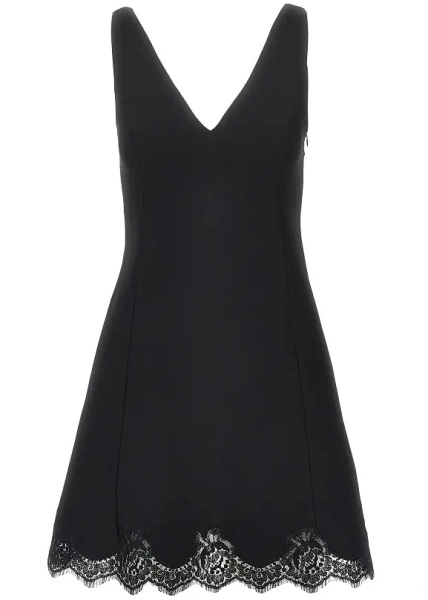 Rochii Crepe Couture mini dress with lace