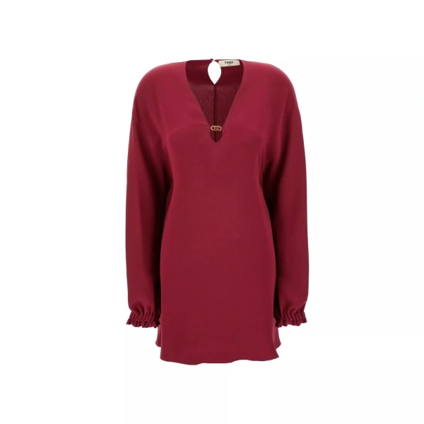 Rochii Fendi Cady Silk Dress