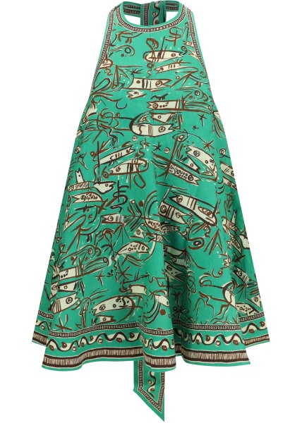 Rochii Fish Sticks mini linen Dress