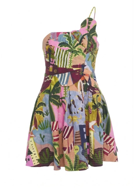Rochii Linen blend mini dress