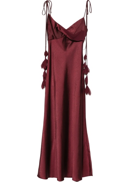 Rochii Satin flower midi Dress