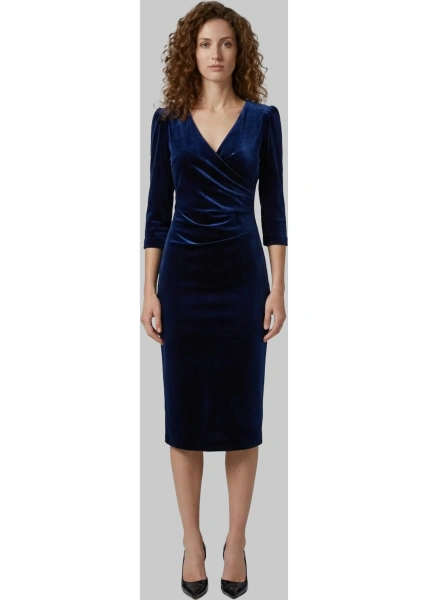 Rochii Velvet Midi Dress