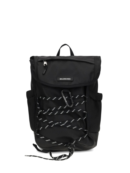 Rucsac Balenciaga negru din nylon