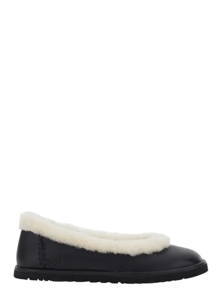 Saboti UGG negri din piele
