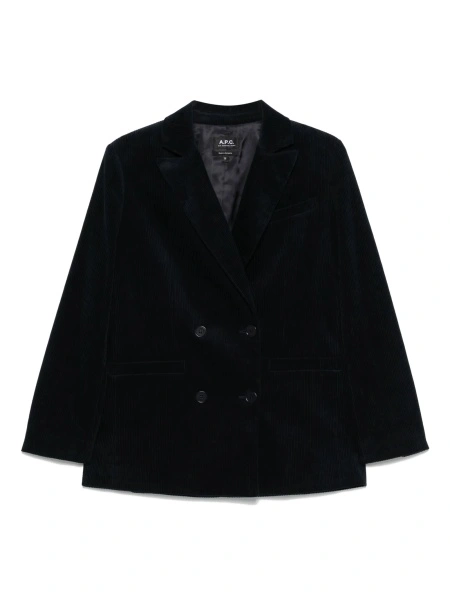 Sacou A.P.C. albastru din bumbac