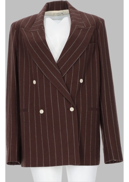 Sacou Blazer "Stripes Wool" Doppio Petto