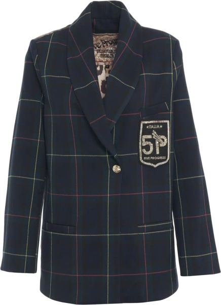 Sacou Blazer with logo patch