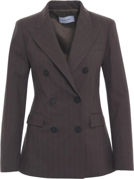 Sacou Double-breasted blazer in a striped pattern