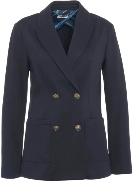 Sacou Double-breasted blazer with patch pockets