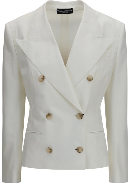 Sacou Double-breasted Blazer