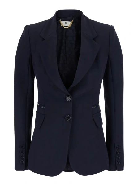 Sacou Elisabetta Franchi albastru