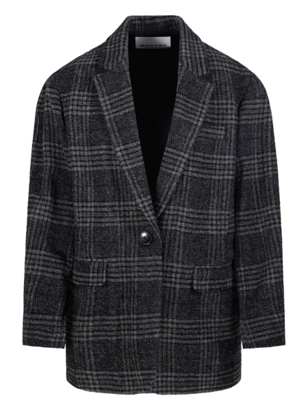 Sacou ISABEL MARANT ETOILE gri din lana