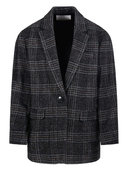 Sacou ISABEL MARANT ETOILE gri din lana