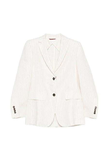 Sacou MaxMara Studio neutru din in