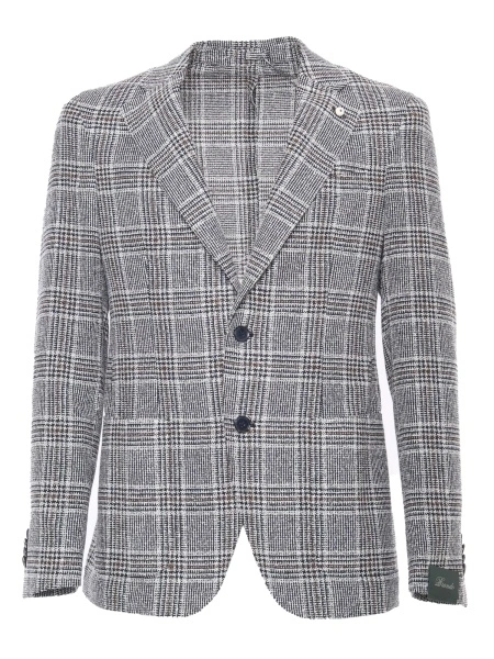 Sacou Plaid patterned blazer