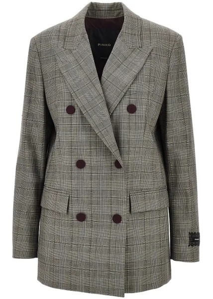Sacou Prince of Wales double-breasted jacket