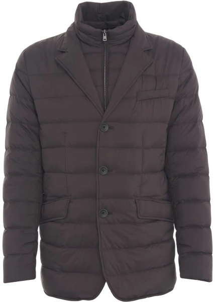 Sacou Quilted single-breasted blazer