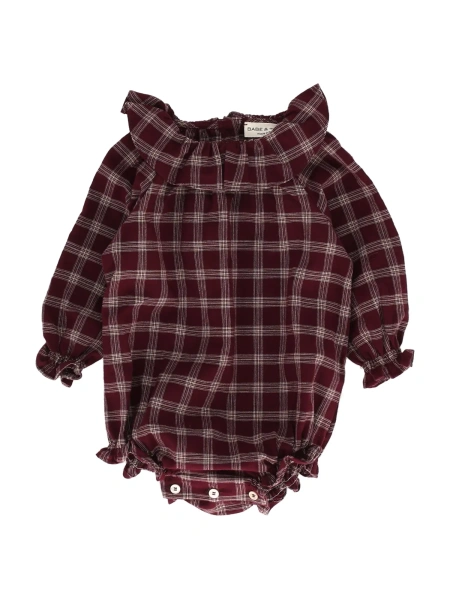 Salopete TUTINA CHLOE - CHECK / 091MelanzanaCheck
