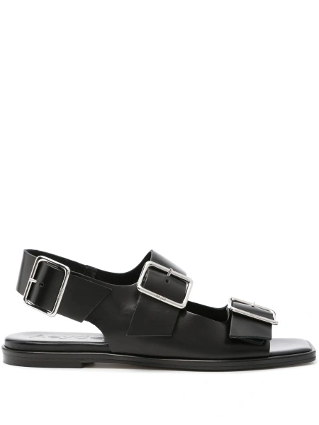 Sandale AEYDE negre din piele