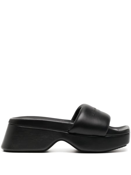 Sandale Alexander Wang negre din piele