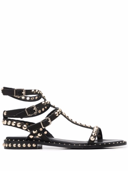 Sandale ASH negre din piele