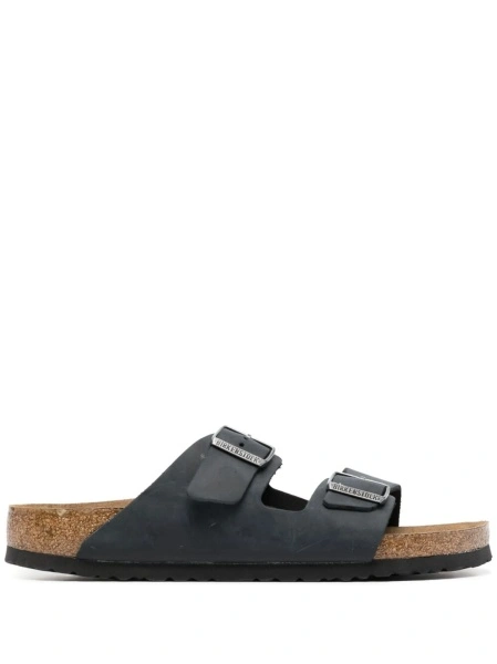 Sandale Birkenstock albastre din piele