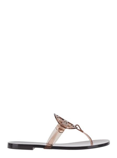 Sandale Brown Sandals with Flip-Flop Design and Miller Plate in TPU women